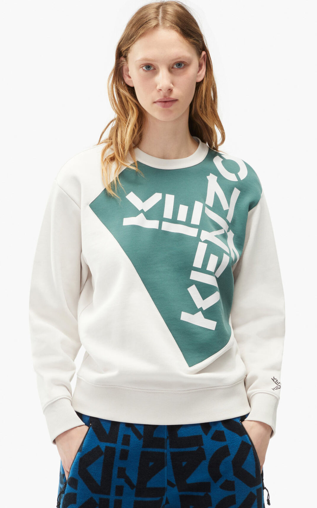 Sudadera Kenzo Sport Big X Mujer Gris - SKU.5613764